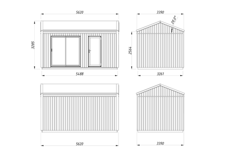 Palmako Tinyhouse Modell Rebekka