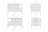 Palmako Kinderspielhaus Modell Huck