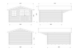 Palmako Gartenhaus Modell Sally