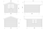 Palmako Gartenhaus Modell Sally