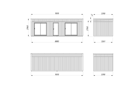 Palmako Tinyhouse Modell Rebekka