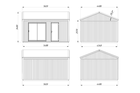 Palmako Tinyhouse Modell Rebekka