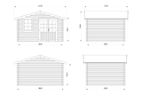 Palmako Gartenhaus Modell Klara