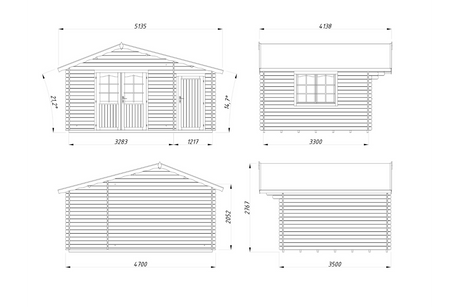 Palmako Gartenhaus Modell Emma