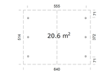 Palmako Doppelcarport Modell Robert