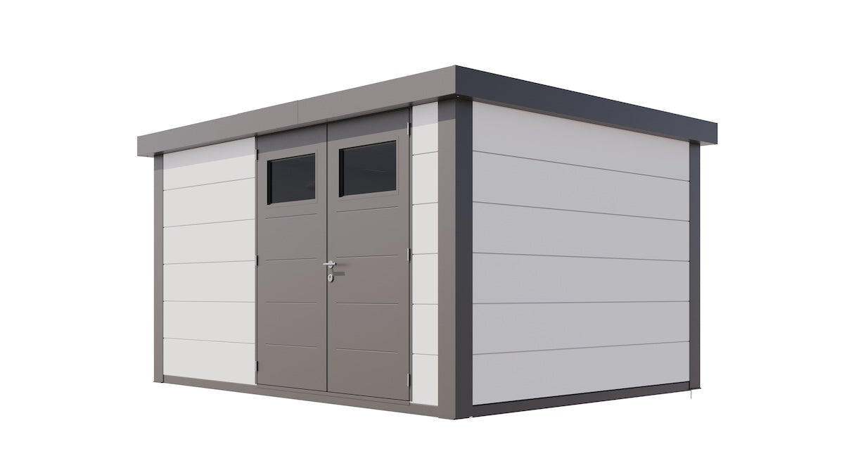 Telluria Gerätehaus Classico 3930 weiss freigestellt