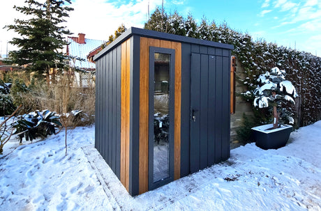 Metall Gerätehaus Hunt
