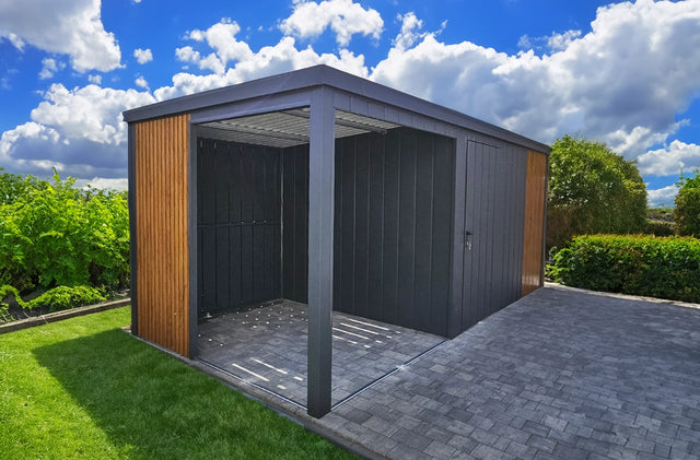 Metall Gerätehaus Mansel
