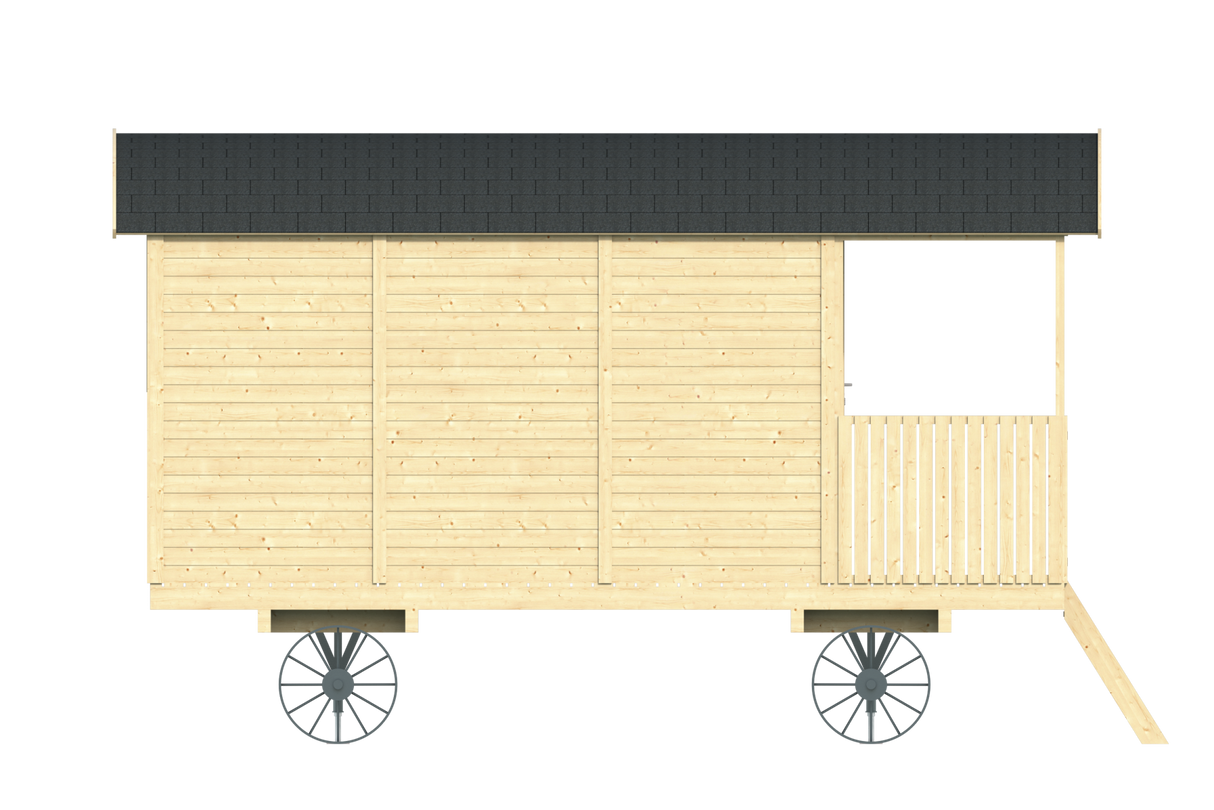 Tuindeco Zirkuswagen Modell Paddy inkl. Rädersatz
