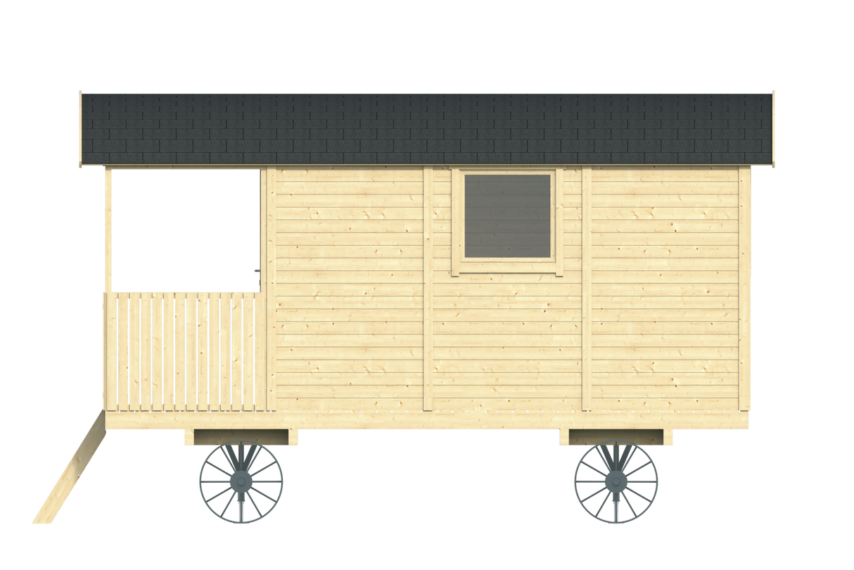 Tuindeco Zirkuswagen Modell Paddy inkl. Rädersatz