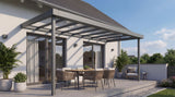 Outdoor Queen Terrassenüberdachung Premium Flat Roof Model A