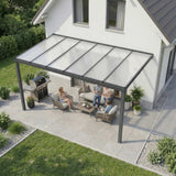Outdoor Queen Terrassenüberdachung Premium Roof Polycarbonat