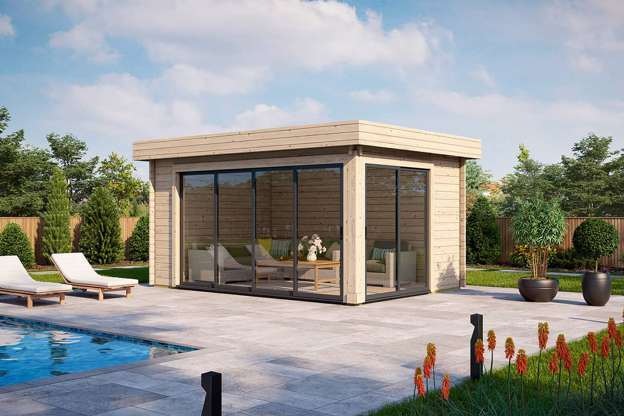 Casa Lignea Gartenhaus Modell Designlounge 44 A geschlossen
