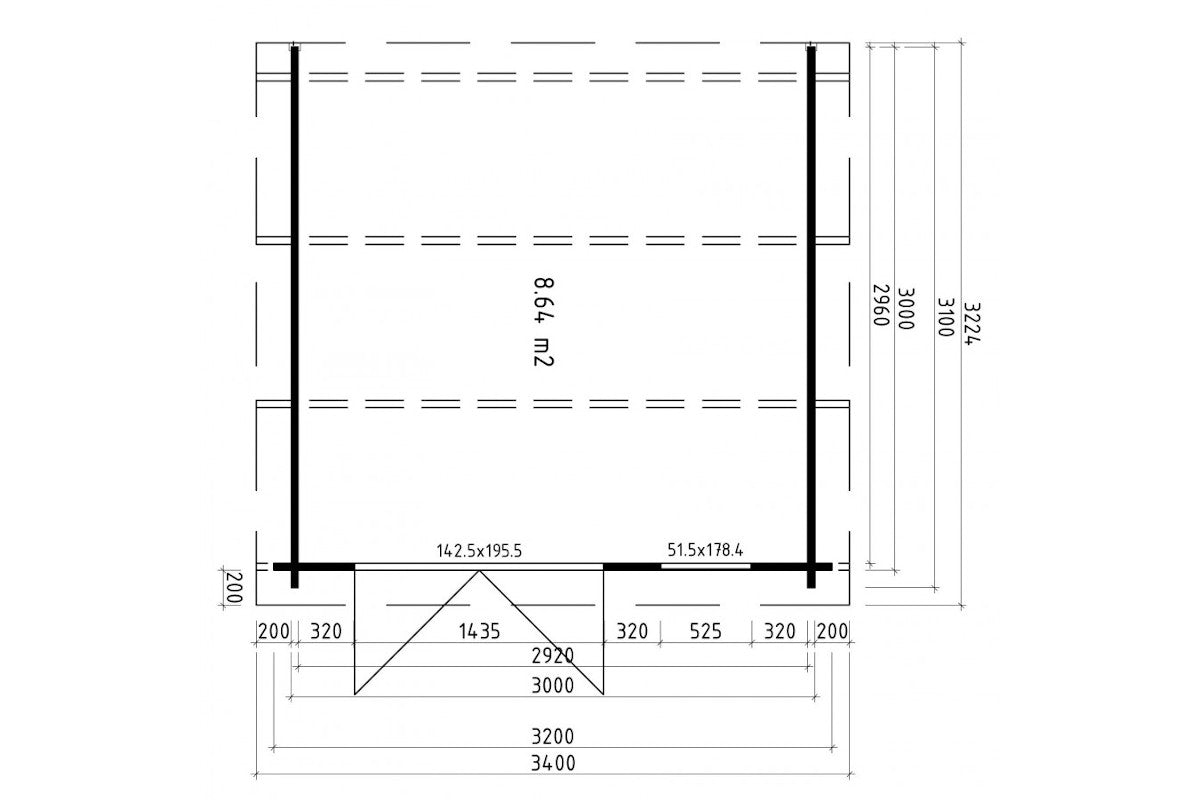 Casa Lignea Anlehngartenhaus Modell Lucius Grundriss