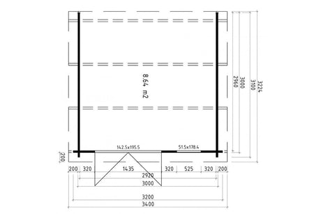 Casa Lignea Anlehngartenhaus Modell Lucius Grundriss