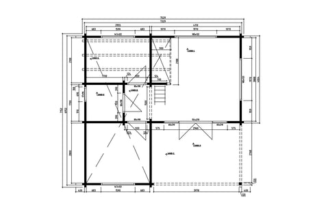Casa Lignea Ferienhaus Modell Uwe Grundriss
