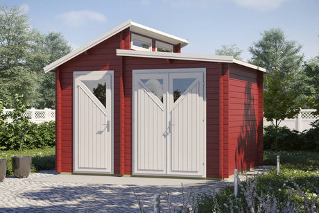 Casa Lignea Gartenhaus Modell Nordic Duo Farbbeispiel
