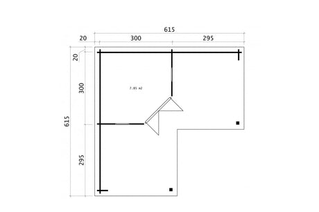 Casa Lignea Gartenhaus Modell Lina