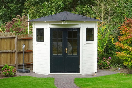 Casa Lignea 5-Eck Gartenhaus Modell Antje 200 x 200 cm