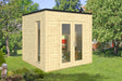 Casa Lignea Gartenhaus Modell Cubus Atticus natur 250x250 cm