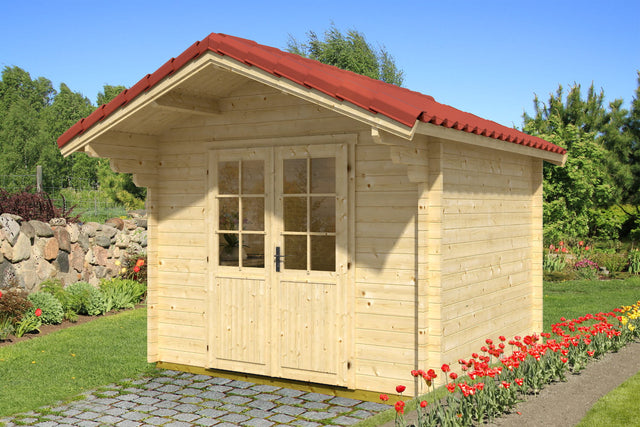 Casa Lignea Gartenhaus Modell Carl 300x300 cm natur