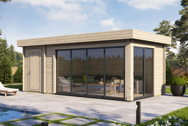 Casa Lignea Gartenhaus Modell Designlounge C geschlossen