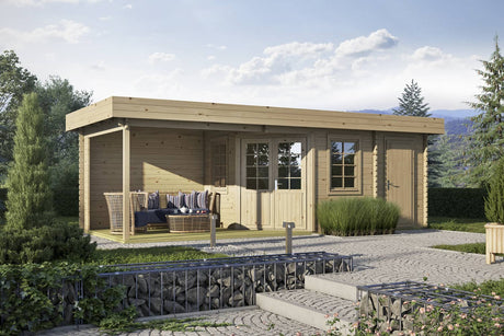 Casa Lignea 5-Eck Gartenhaus Modell Florenz Iso
