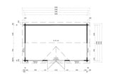 Casa Lignea Gartenhaus Modell Liverpool Grundriss