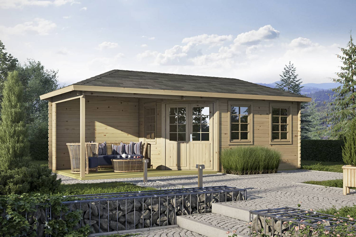 Casa Lignea 5-Eck Gartenhaus Modell Parma Iso