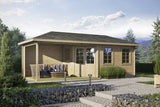 Casa Lignea 5-Eck Gartenhaus Modell Parma Iso