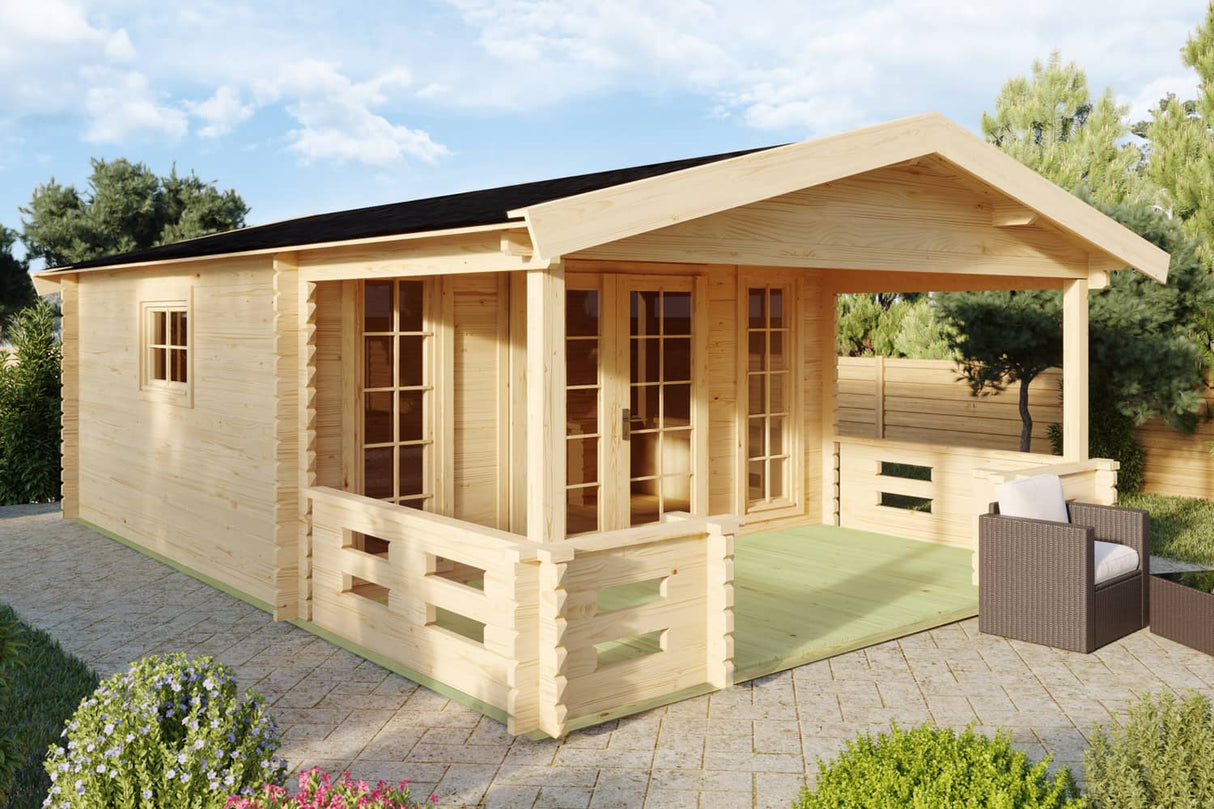 Casa Lignea Gartenhaus Modell Prignitz Größe 360 x 360 cm