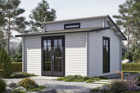 Casa Lignea Gartenhaus Modell Scandic 40 mm Iso Farbbeispiel