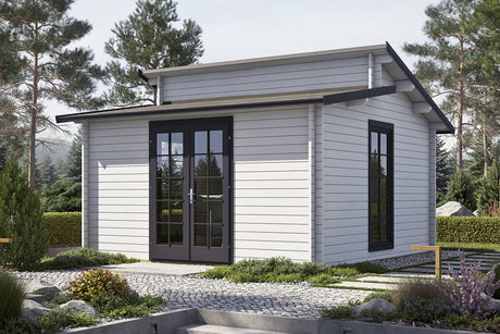 Casa Lignea Gartenhaus Modell Scandic 70 mm Farbbeispiel