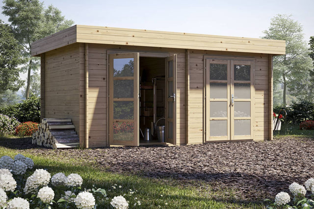 Casa Lignea Gartenhaus Modell Secundus 40 mm 