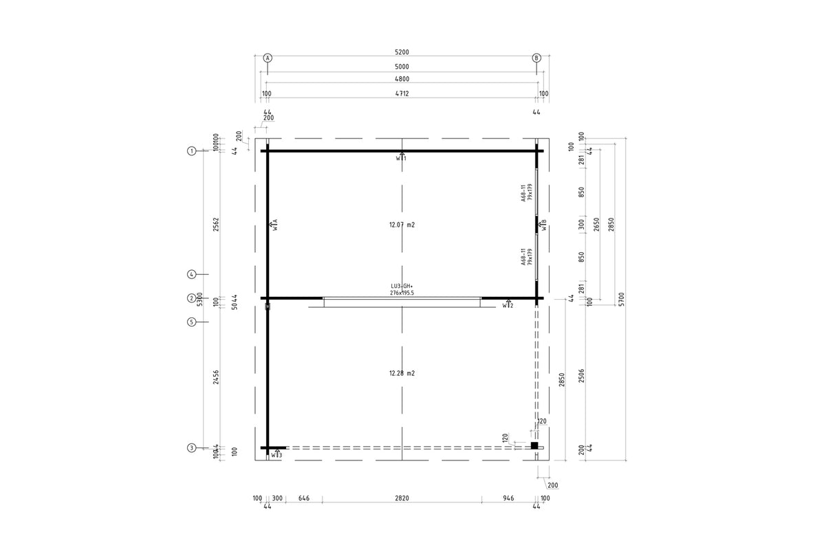 Casa Lignea Gartenhaus Modell Sophia Grundriss