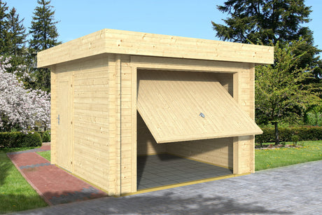 Casa Lignea Gerätehaus Modell Neufeld geöffnet