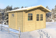 Casa Lignea Saunahaus Modell Flora 360x360 cm natur