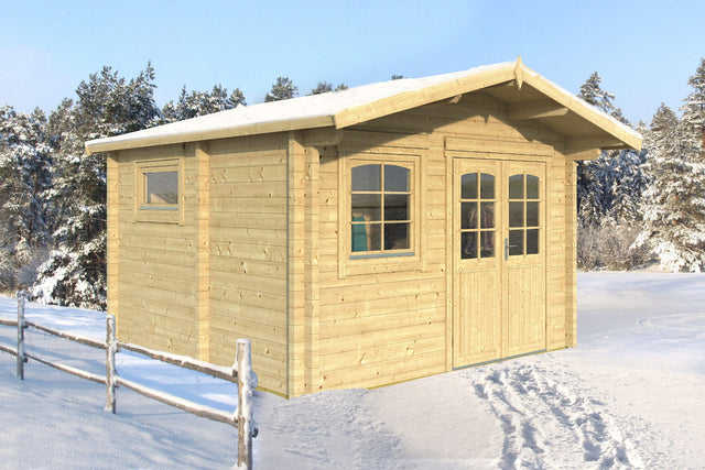 Casa Lignea Saunahaus Modell Flora 360x360 cm natur
