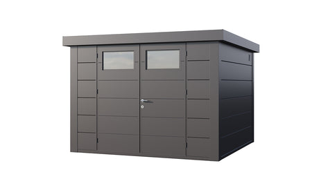 Telluria Gerätehaus Classico 3030 granitgrau freigestellt