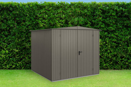 Hörmann Gerätehaus Modell Berry Classic Typ2 Satteldach quarzgrau Doppeltür