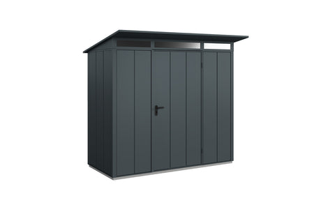 Hörmann Gerätehaus Modell Berry Modern Typ1 anthrazit Einzeltür freigestellt