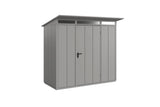 Hörmann Gerätehaus Modell Berry Modern Typ1 graualuminium Einzeltür freigestellt