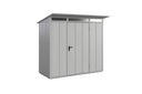 Hörmann Gerätehaus Modell Berry Modern Typ1 weißaluminium Einzeltür freigestellt
