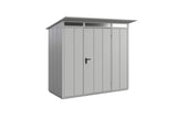 Hörmann Gerätehaus Modell Berry Modern Typ1 weißaluminium Einzeltür freigestellt