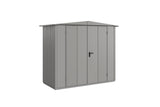 Hörmann Gerätehaus Modell Berry Modern Typ1 Satteldach graualuminium Doppeltür freigestellt