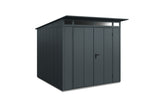 Hörmann Gerätehaus Modell Berry Modern Typ2 anthrazit Doppeltür freigestellt