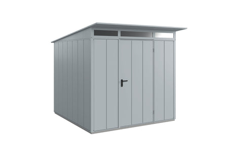Hörmann Gerätehaus Modell Berry Modern Typ2 fenstergrau Einzeltür freigestellt