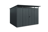Hörmann Gerätehaus Modell Berry Modern Typ3 anthrazit Doppeltür freigestellt