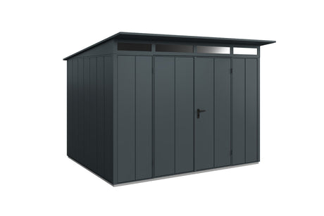 Hörmann Gerätehaus Modell Berry Modern Typ3 anthrazit Doppeltür freigestellt