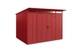 Hörmann Gerätehaus Modell Berry Modern Typ3 purpurrot Doppeltür freigestellt